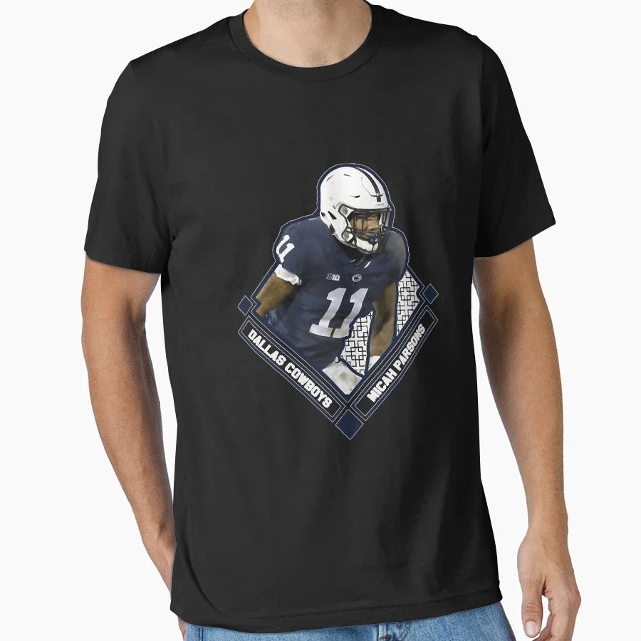 American Football 11 Sports Player T-Shirt - Graphic Print Men Women