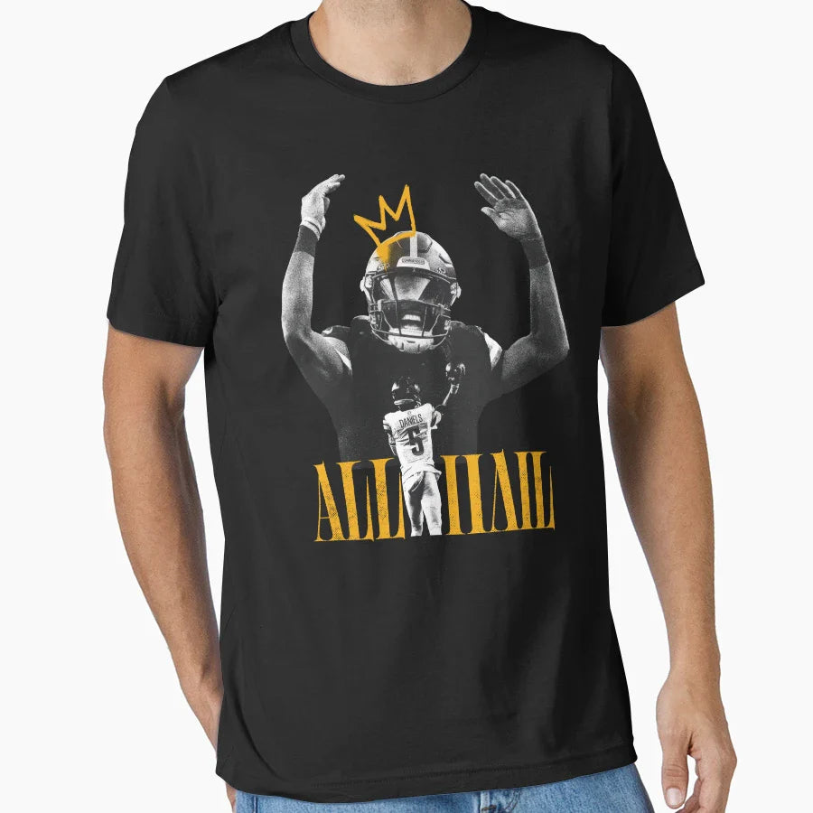 JD All Hail T-Shirt - Unique Graphic Men Women
