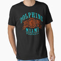 Dolphins Football T-Shirt - Aesthetic Graphic Men Women
