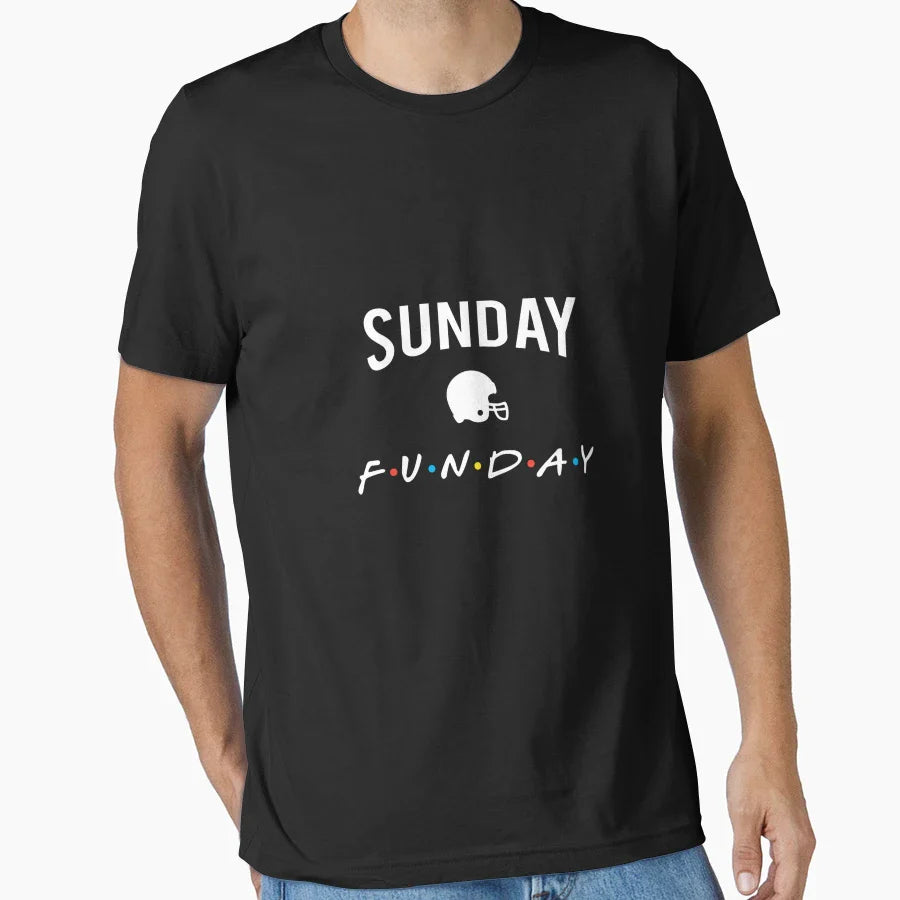 Sunday Funday Football T-Shirt - Novelty Apparel Unisex