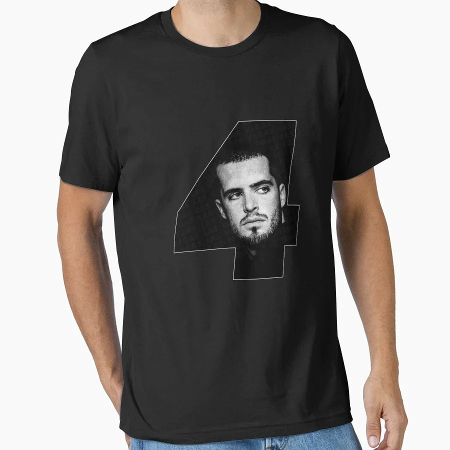 4 Derek Carr T-Shirt - Streetwear Style for Adults