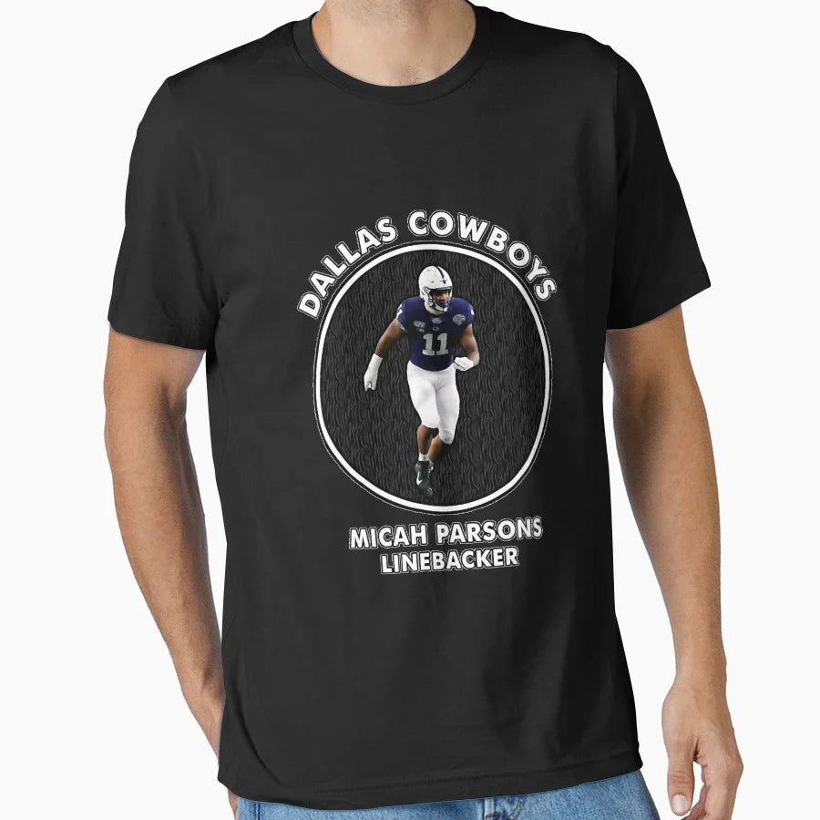Touchdown Defensive 11 Linebacker T-Shirt - Casual Everyday Wear for Adults