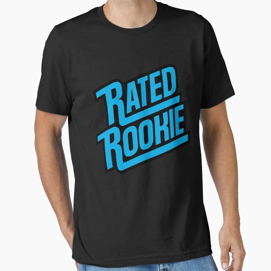 Rookie Rated 2 T-Shirt - Minimalist Print for Adults