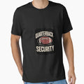 Quarterback Security American Football T-Shirt - Fun Novelty Design Unisex
