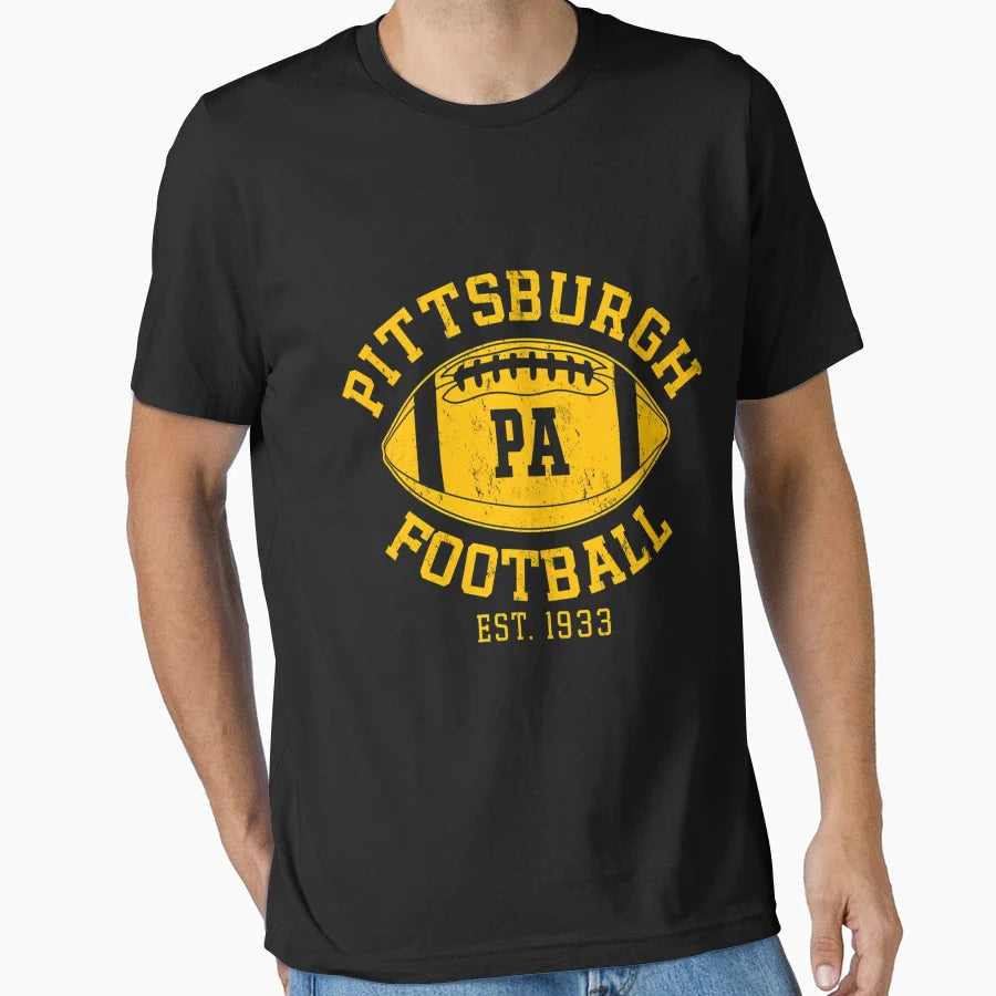 Pittsburgh Steelers Football Team Pa T-Shirt - Aesthetic Graphic Unisex