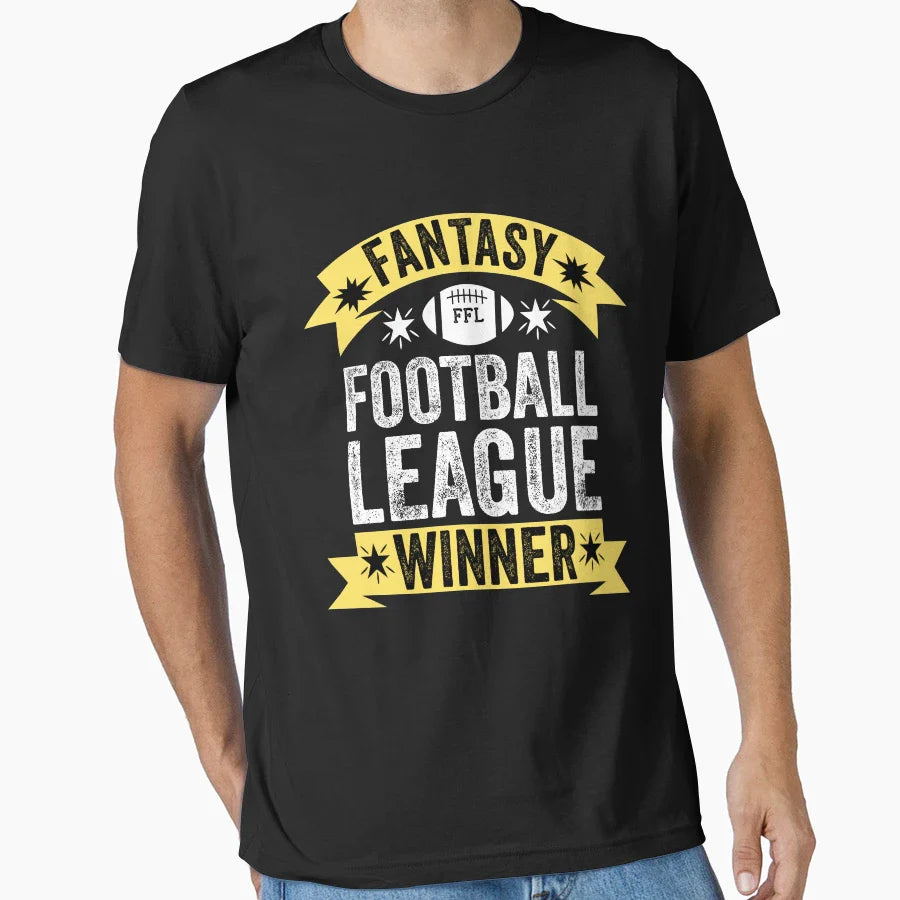 Fantasy Football League Winner T-Shirt - Streetwear Style Unisex