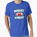 Sunday Funday Sports Day T-Shirt - Fun Novelty Design Men Women