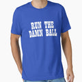 Run Damn Ball T-Shirt - Minimalist Print Unisex