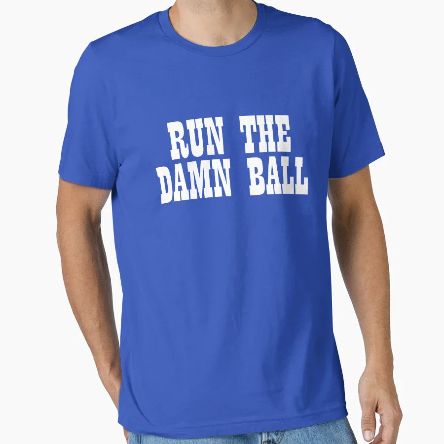 Run Damn Ball T-Shirt - Minimalist Print Unisex
