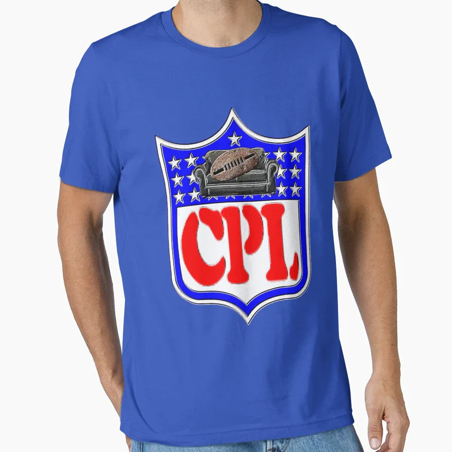 Couch Potato League T-Shirt - Custom Art Print Men Women