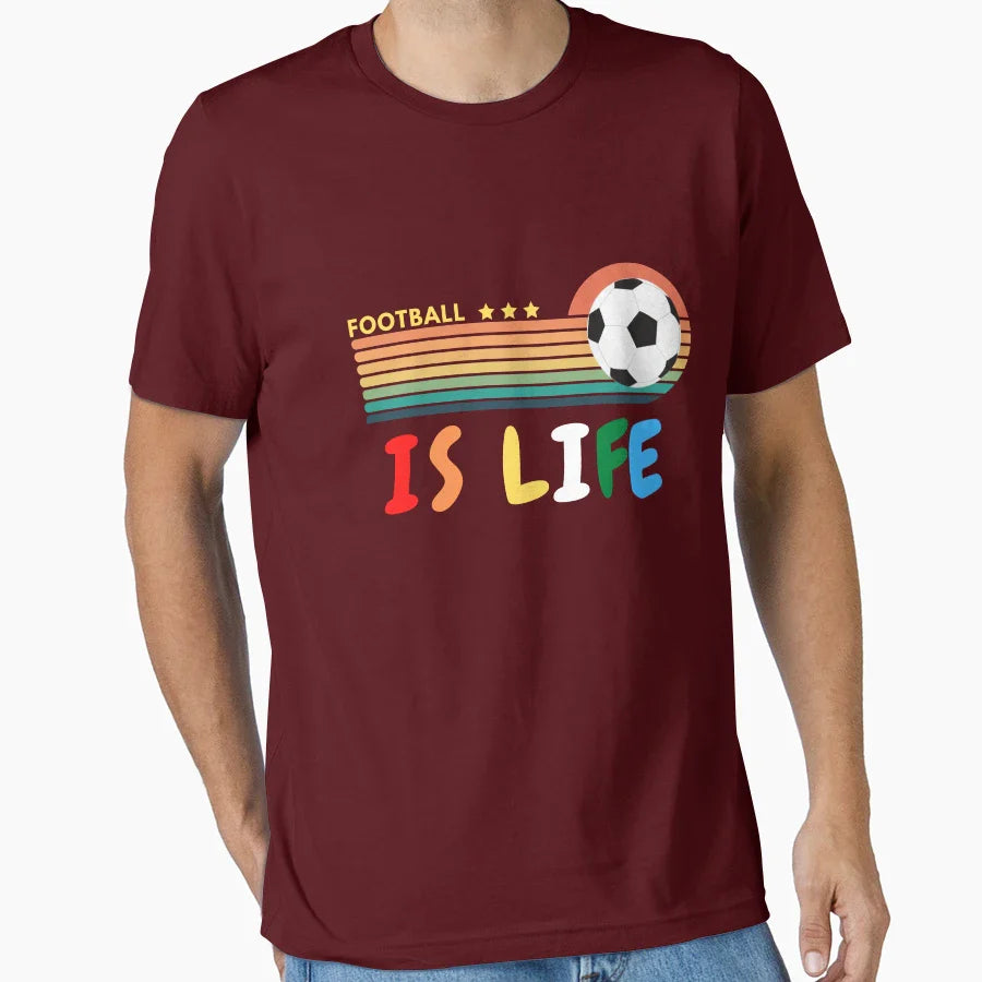 Futbol Is Life Shirts Pour Femmes Ou T-Shirt - Aesthetic Graphic Unisex