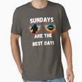 Sundays Are Best Days Football T-Shirt - Unique Graphic Men Women