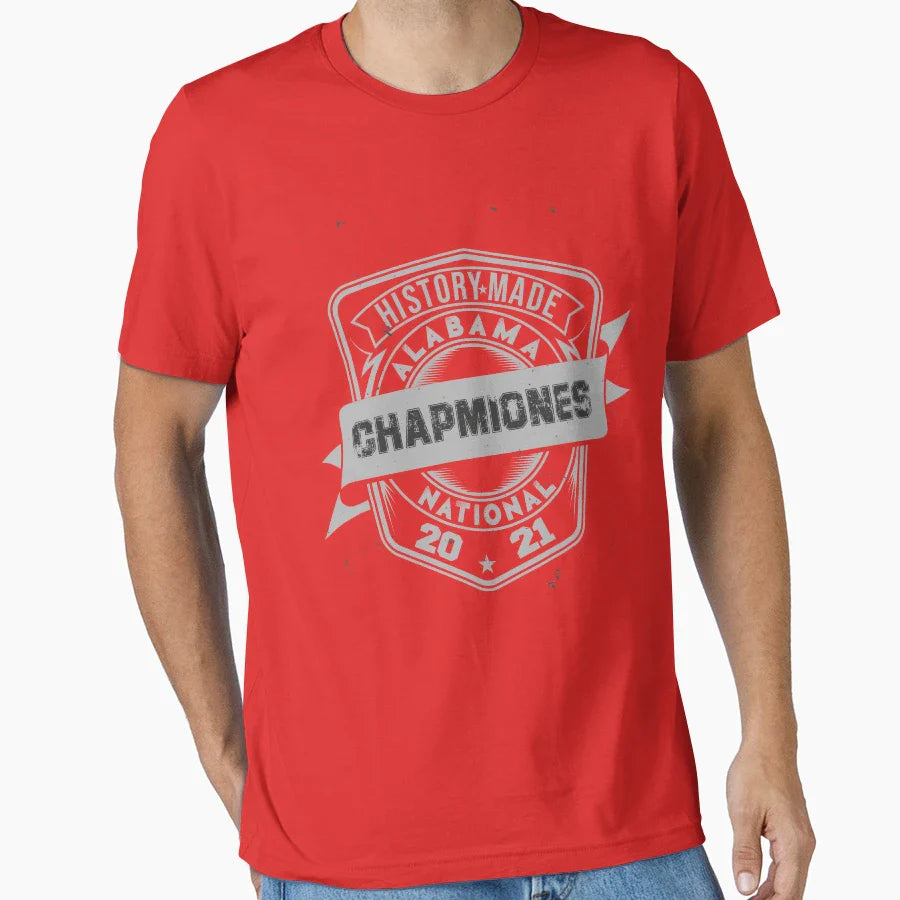 Alabama National Championship 2021 T-Shirt - Graphic Print for Adults