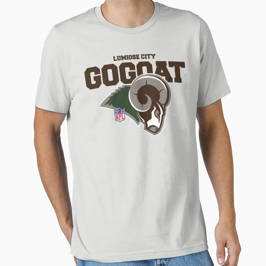 Lumiose City Gogoat T-Shirt - Graphic Print for Adults