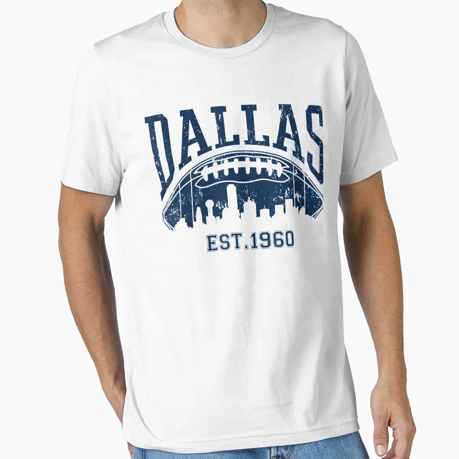 Dallas Football T-Shirt - Unique Graphic Unisex
