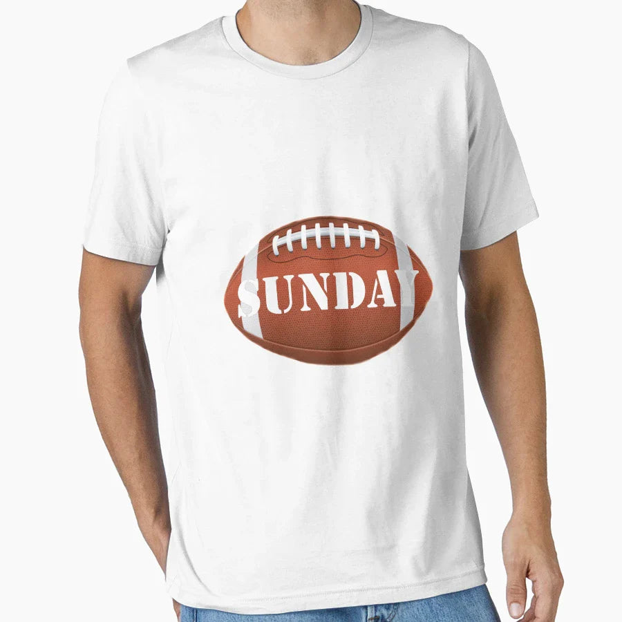 Match Football Superbowl Sunday Beer T-Shirt - Graphic Print Unisex
