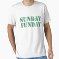Sunday Funday Football T-Shirt - Aesthetic Graphic for Adults