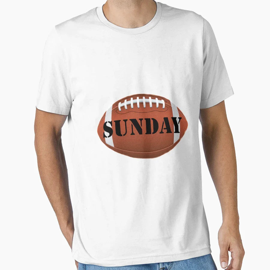 Match Football Superbowl Sunday Beer T-Shirt - Graphic Print Men Women