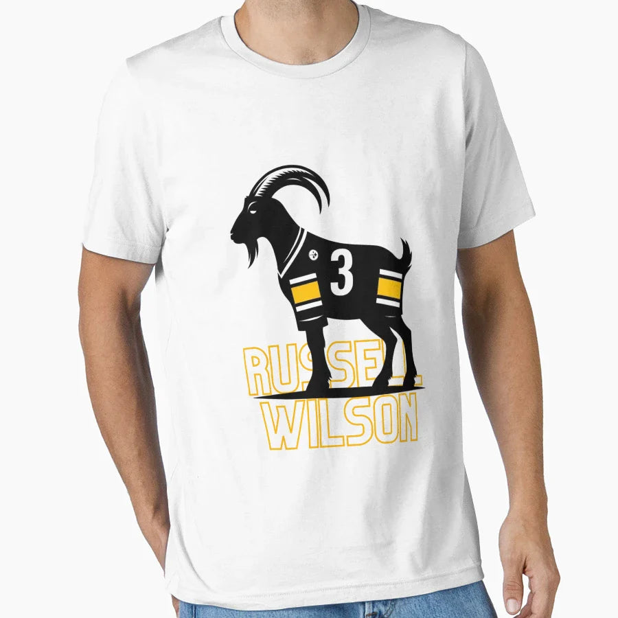 Russell Goat Wilson T-Shirt - Trendy Graphic Men Women
