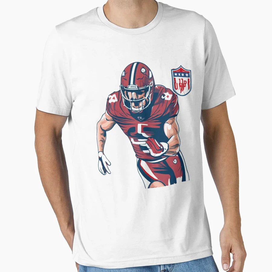 97 Player Touchdown Defensive End T-Shirt - Trendy Graphic Men Women