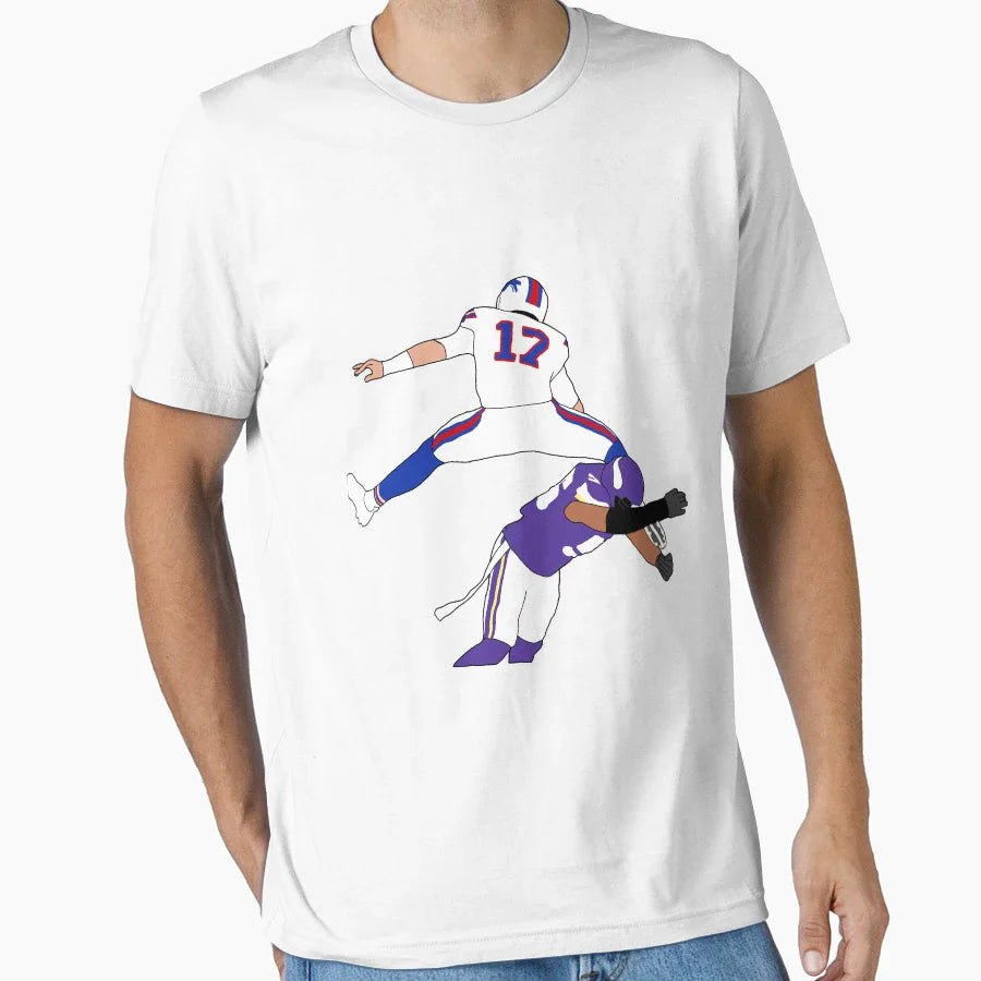Buffalo Bills JA Hurdle T-Shirt - Unique Graphic Unisex