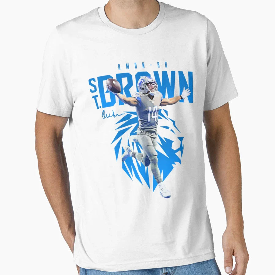 Amon Sport Ra St Brown 1 T-Shirt - Trendy Graphic Men Women