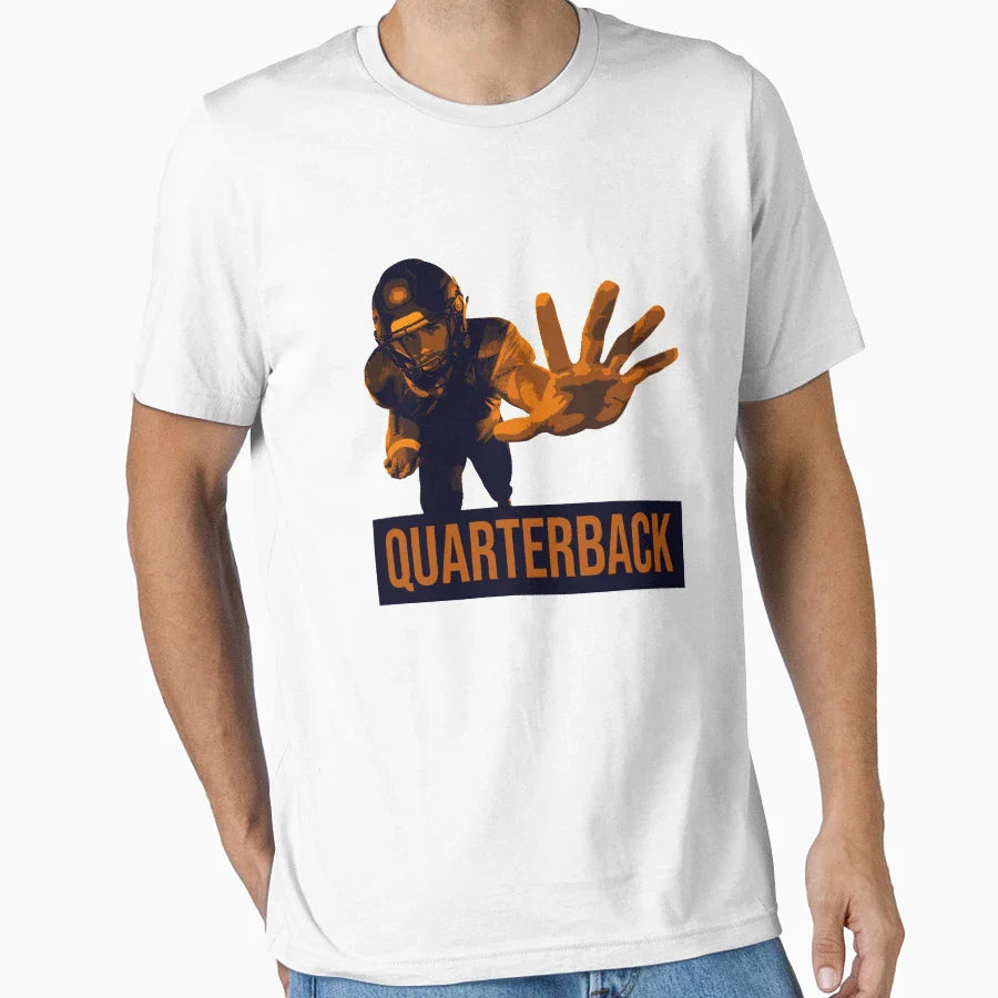 American Football Quarterback T-Shirt - Custom Art Print Men Women