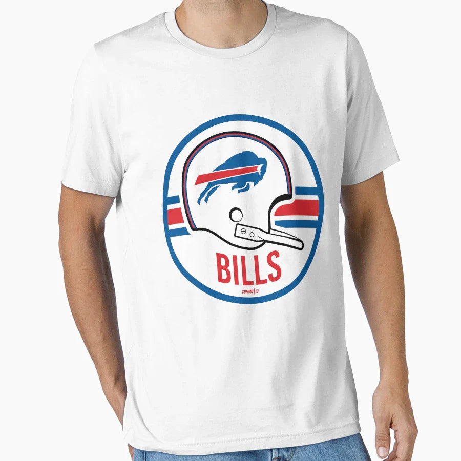 Bison Billy Football T-Shirt - Casual Everyday Wear Men Women