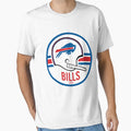 Bison Billy Football T-Shirt - Casual Everyday Wear Men Women