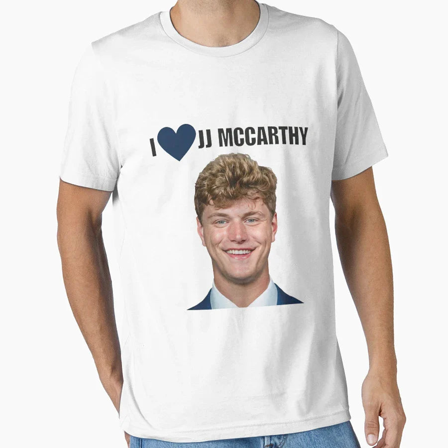 Jj Mccarthy Heart T-Shirt - Casual Everyday Wear Unisex