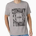 Sunday Funday Football T-Shirt - Minimalist Print Men Women