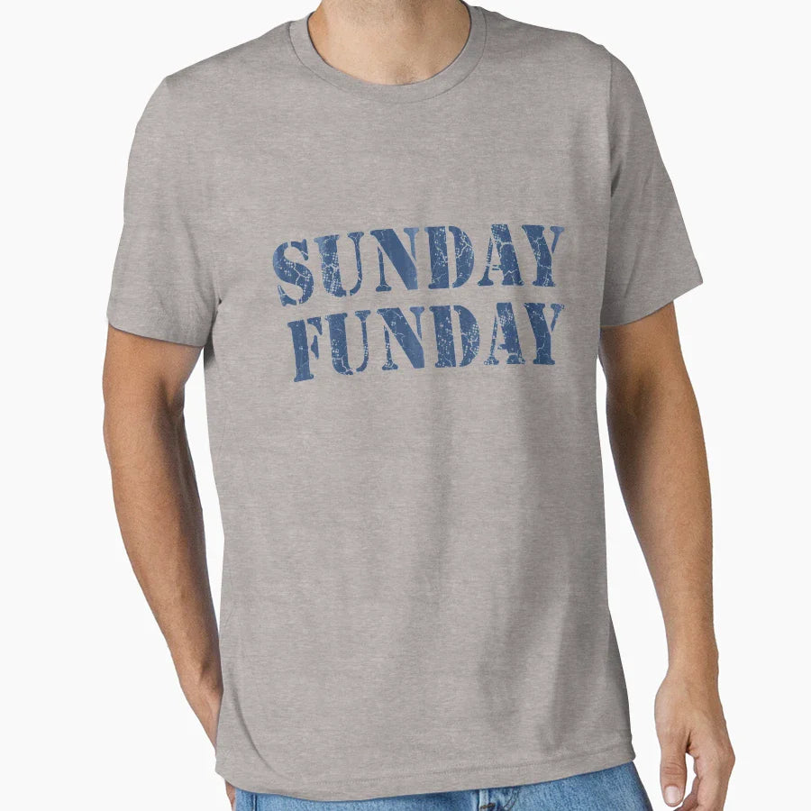 Sunday Funday Football T-Shirt - Graphic Print for Adults