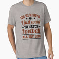 Sunday Football T-Shirt - Graphic Print Men Women