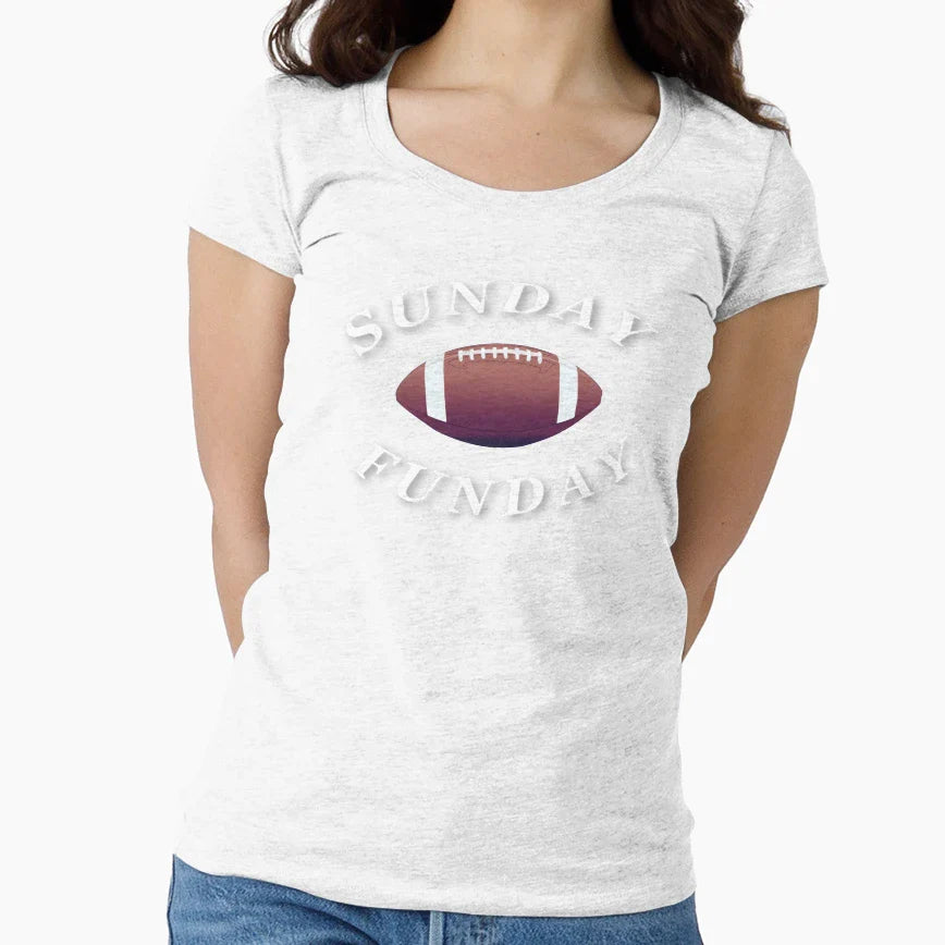 Sunday Funday Football T-Shirt - Aesthetic Graphic Unisex