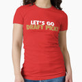 Lets Go Draft Pick Sf White Gold T-Shirt - Fun Novelty Design Unisex