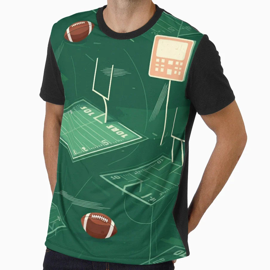 Stadium Field Elements T-Shirt - Streetwear Style Unisex