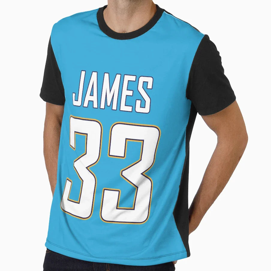 James 33 T-Shirt - Unique Graphic Men Women