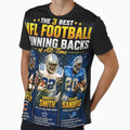 Pro Football 3 Best Running Back T-Shirt - Novelty Apparel Men Women