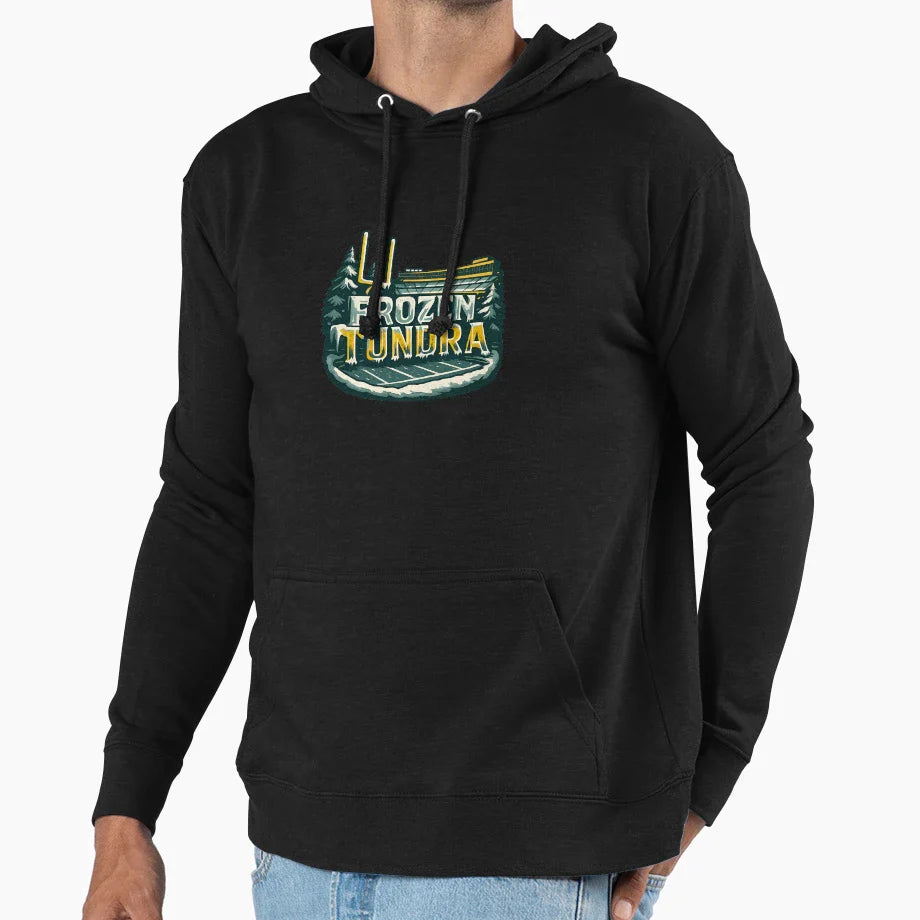 Packers Frozen Tundra Hoodie - Casual Everyday Wear Men Women