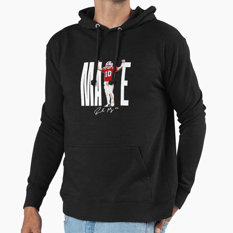 New England Football Maye Hoodie - Novelty Apparel Unisex