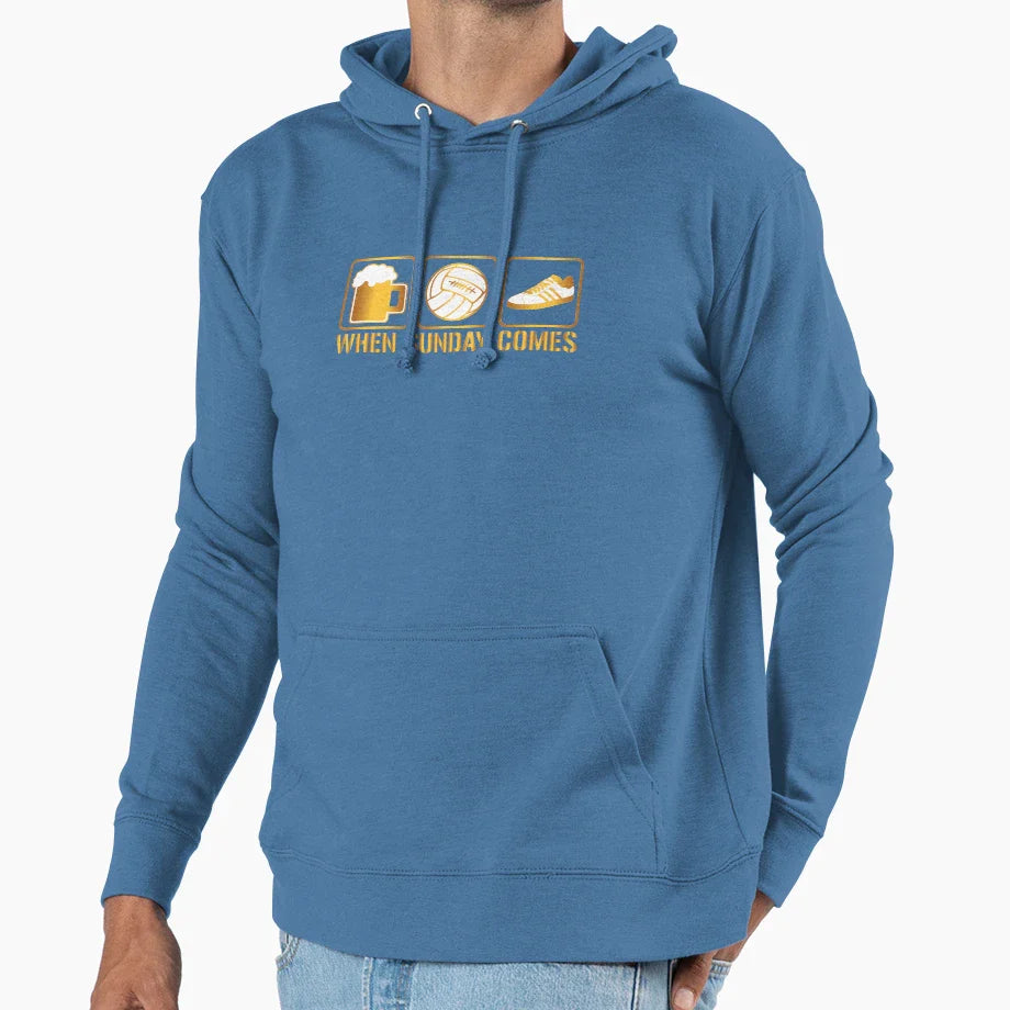 When Sunday Comes Ultras Casuals Hoodie - Fun Novelty Design Unisex