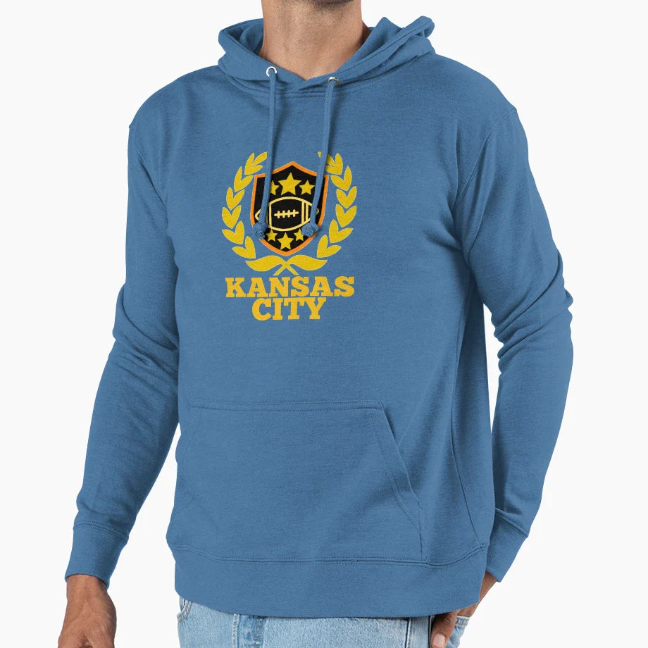 Kansas City Football Hoodie - Casual Everyday Wear Unisex