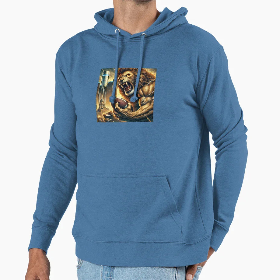 Detroit Football Hoodie - Novelty Apparel Unisex