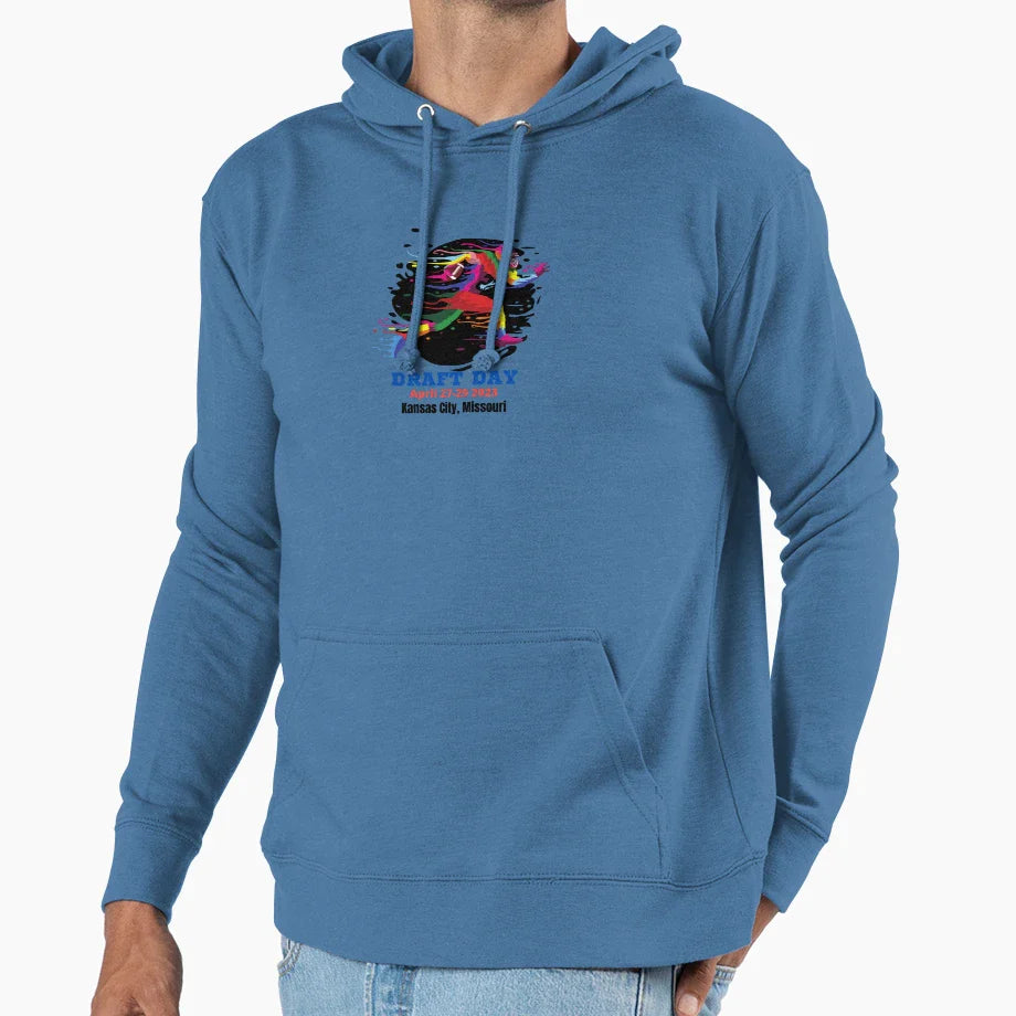 Draft Day Football 2023 Hoodie - Trendy Graphic for Adults