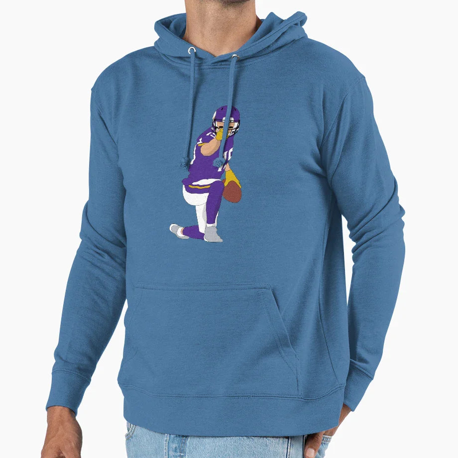 First Down Hoodie - Minimalist Print Unisex