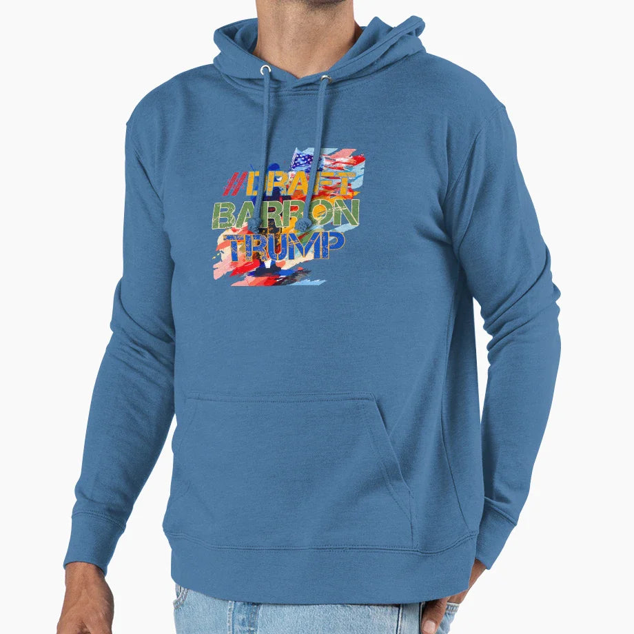 Draftbarrontrump Graffiti Meme Hoodie - Custom Art Print for Adults