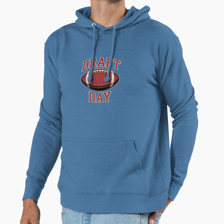 Draft Day Fantasy Football Party Hoodie - Casual Everyday Wear for Adults
