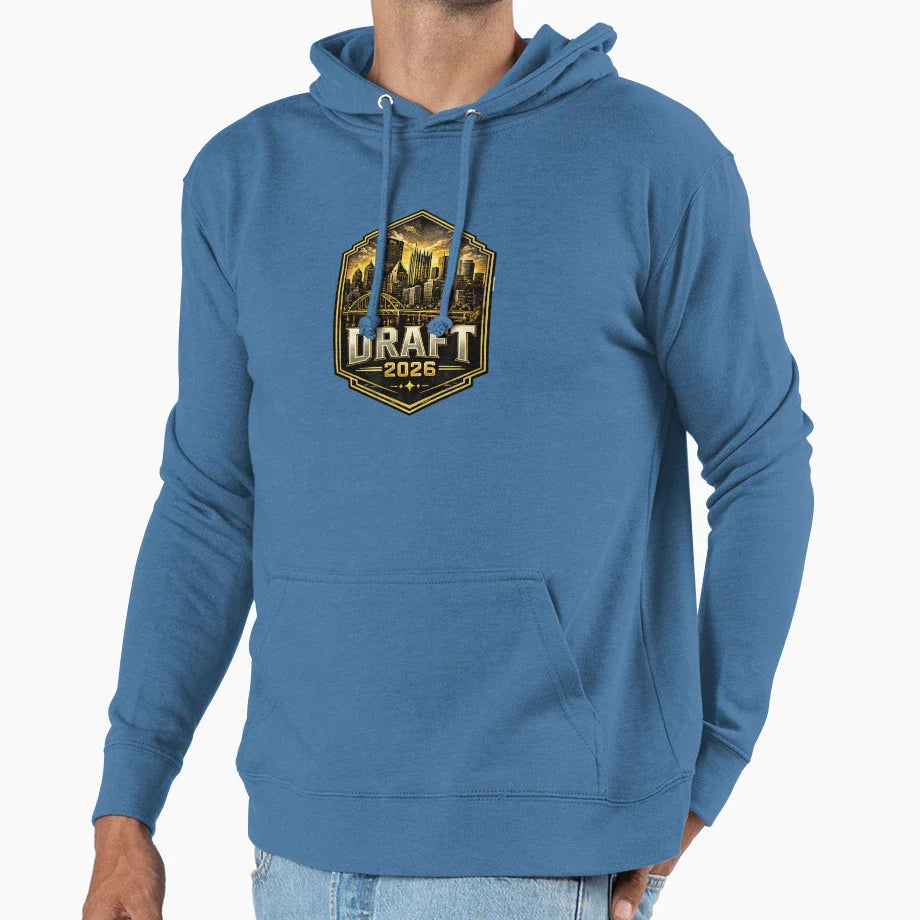 Pittsburgh Football Draft 2026 City Hoodie - Fun Novelty Design Men Women