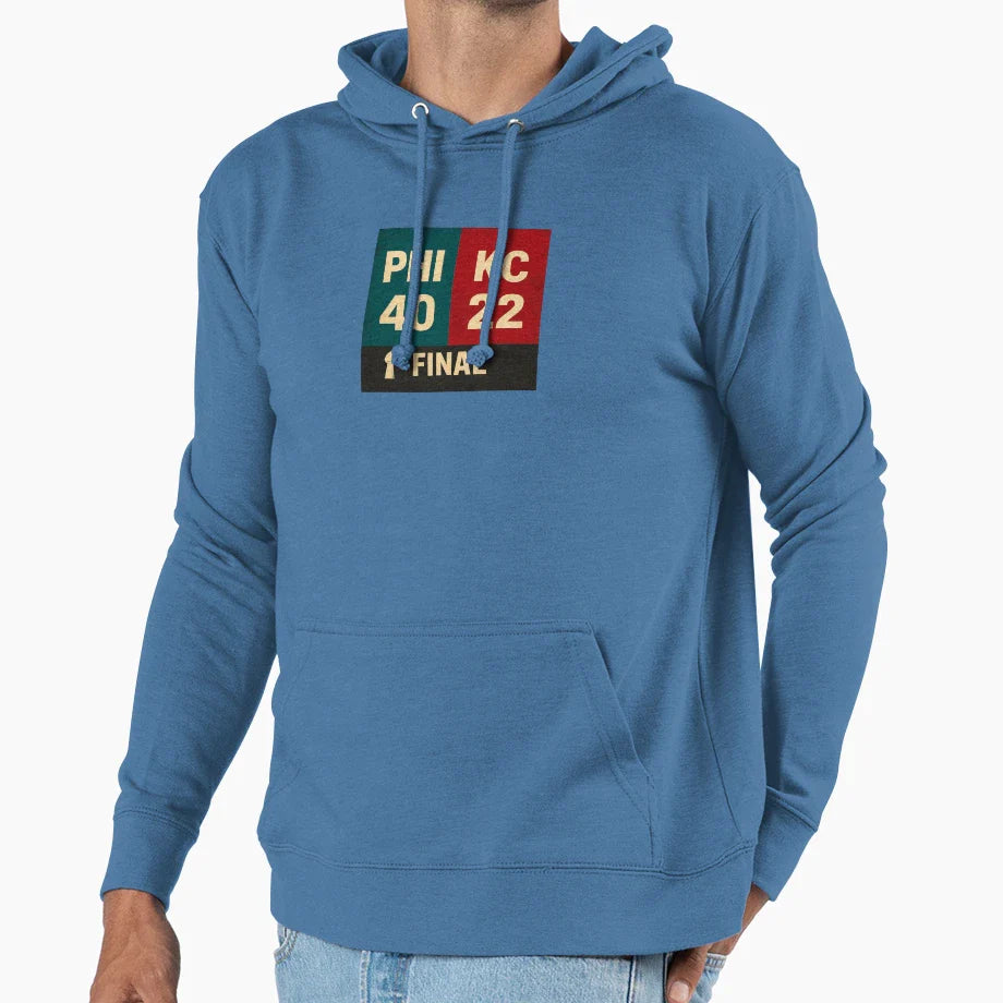 Game Score Sports Match Final Result Art Hoodie - Fun Novelty Design Unisex