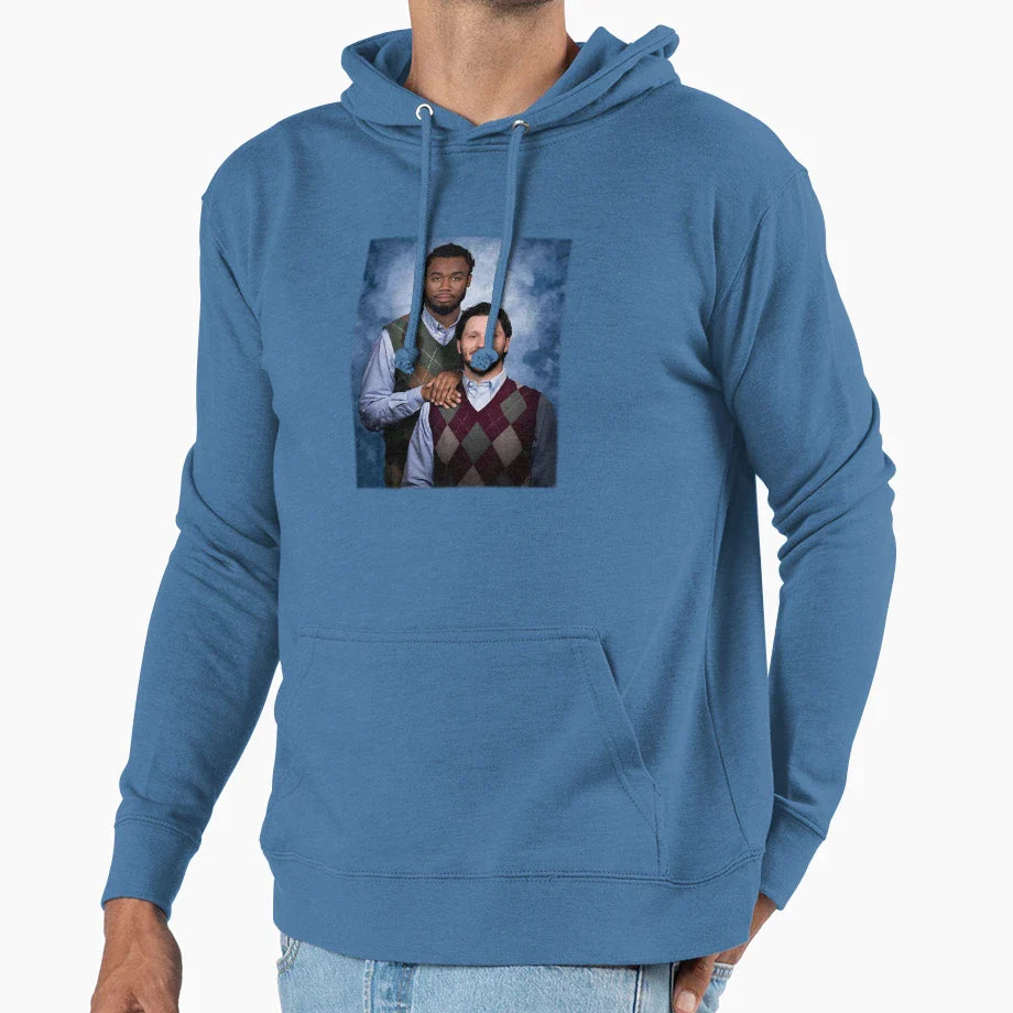 JA And James Cook Step Brothers Hoodie - Novelty Apparel Unisex